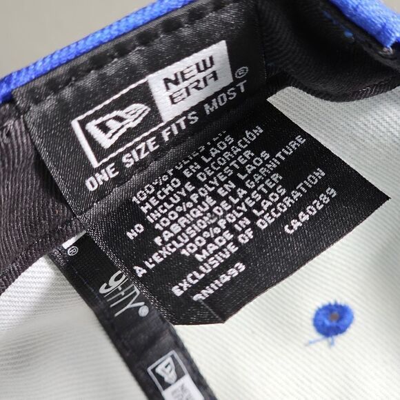 Los Angeles Rams New Era Sideline Ink Dye Snapback Cap Blue White 9Fifty 950 New - Picture 9 of 10